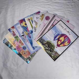 11 Assorted colorful Greeting Cards bundle